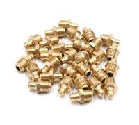 30pcs M10 x 1 cavo ottone ingrassatore diritto raccordo filettato per Auto Auto