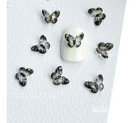 30Pcs Nail Art Strass Farfalla Art Decorazioni Pietre Gioielli Cristalli Nail Cristalli