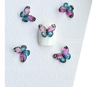 30Pcs Nail Art Strass Farfalla Art Decorazioni Pietre Gioielli Cristalli Nail Cristalli