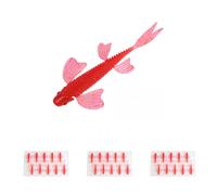 30PCS Per Esca Basso con per forcella Design per azione Galleggiante e