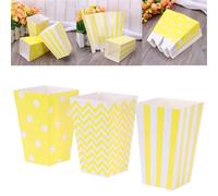 30pcs popcorn cartone striscia a pois di pollo scatole di snack