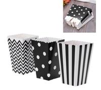 30pcs popcorn cartone striscia a pois di pollo scatole di snack