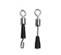 30pcs Quick Change Swivel Connectors 13mm Copper PVC(Small) | Fast hook length changes, copper and PVC build, 13mm small size, ideal for match angling, reduces tangles