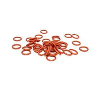 30PCS Rosso Silicone O-Ring Silicone VMQ 1.5mm Spessore O Anello Guarnizione Guarnizione Anelli Rondella,14x11x1.5mm