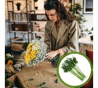 30pcs Simulation Rose Stem Stelo di plastica artificiale Palo di fiori di