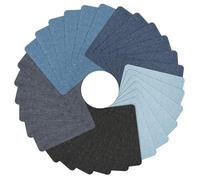 30PCS toppe per jeans termoadesive,denim kit di riparazione per jeans 5 Colore,decorazione e riparazione jean di Qualità,toppe termoadesive per riparare jeans,patch in denim per Borse Vestiti Tasche