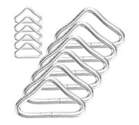 30pcs Triangle Parti di trampolino Fibbie a triangolo portatile Anelli di