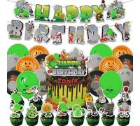 30PCS Zombie Palloncini Birthday Decoration Supplies Zombie Decorazioni a Tema Adatto Per Il Compleanno Dei Bambini e Decorazioni Per Feste Di Anniversario Bandiere Di Palloncini
