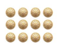 30pezzi Bottoni Metallici Hollow Per Cucito Bottoni Decorativi Per Giacche E Abbigliamento Accessori Fai Da Te Metallo Per Moda E Creatività Oro