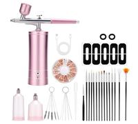30PSI Airbrush Set Con Compressore 0.3mm Ugello Aerografi Set Cordless Air Brush Per Modellismo