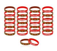 30pz Braccialetti in Silicone Pixel, Bomboniere a Tema Pixel Braccialetti a Tema Videogiochi per Feste di Compleanno Decorazioni (2 Stili)