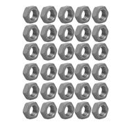 30pz filettatura M10 passo 1 mm acciaio carbonio metrico sinistra dado esagonale