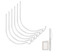 30pz Ganci per Appendere Quadri, Acciaio Inossidabile Ganci per Quadri Super Ganci per Cartongesso Pareti in Legno Pareti In Gesso Appendere Quadri Specchi per Casa Ufficio Decorazioni