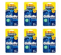 30pz Gillette Sensor 3 Comfort rasoio tre lame monouso lamette barba