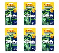 30pz Gillette Sensor 3 Sensitive rasoio tre lame monouso lamette barba