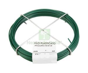 30PZ MATASSINA FILO PLASTICATO N. 8 D 1,6 MM 16 M VERDE: