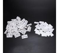 30Pz Mensole Per Angolari In Plastica Da 90 Gradi Staffe Angolari In Plastica Bianche