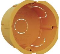 30PZ SCATOLA TONDA INCASSO MARLANVIL PP GIALLO MM 65