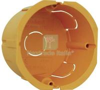 30PZ SCATOLA TONDA INCASSO MARLANVIL PP GIALLO MM 65: