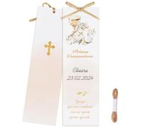 30pz Segnalibri Segnaposto Prima Comunione Bambini, Bigliettini Cartoncini Bomboniere Ringraziamento Festa Comunione Addobbi Decorazione Tavolo (Calice Santo Graal)