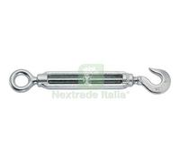 30PZ TENDITORE OCCHIOLO E GANCIO ZINCATO 8006Z ROBUR M6 O.MM 10 A.MM 8: