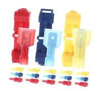 30sets T-tap Wire Connectors Quick Disconnect Electrical Splice Kit for Home Auto and Industrial Use Insulated and Construction .D121