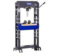 30t 00012 - Pressa da officina, dimensioni interne: 750 mm, extra larga, manuale + pneumatica