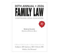 30th Annual 2026 Family Law Continuing Legal Education