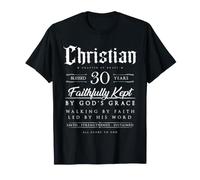 30th Birthday Christian Gift Idea Blessed 30 Years Old Maglietta