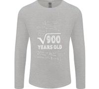 30th Compleanno 30 Età Smanettone Divertente Matematica Uomo Maniche Lunghe