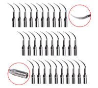 30Ultrasuoni dental Scaler punte Scaling Tips P1 Fit WOODPECKER EMS handpiece