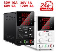 30V 10A DC Alimentatore Display digitale regolabile Regolatore di tensione di alimentazione da laboratorio 60V 120V Manutenzione Spedizione veloce