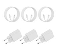 30W Caricatore USB C Rapido for iPhone 17 16 15/17 16 15 Pro/17 16 15 Pro Max/17 Air/16 15 Plus/iPad Pro/Mini/Air, Samsung Galaxy, Tipo C Cavetto Ricarica per USBC Carica Batteria con Cavo 2M(3 Pack)