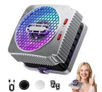 30w magnetic heat dissipation king, Mx2 Magnetic Cell Phone Cooler, with Dual Semi-Conductor Cooling Chip,for Live Streaming, Outdoor, Mobile Gaming (1Pcs)