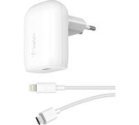 Belkin WCA005vf1MWH-B5 Bianco Interno (30W USB-C CHARGER WITH POWER - DELIVERY AND PPS TECHNOLOGY INCL)