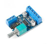 30W x 2 Stereo Digital Audio Board Amplificatore per 12V/24V, driver altoparlante fai da te con protezione da cortocircuito e surriscaldamento, compatibile con 4Ω/8Ω, blu, 45x31.8mm