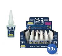 30x ADESIVO COLLA 21 grammi 20 - Expo 30 PZ