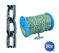 30x Aref Catene Genovese zincocromata In Bobina N 23 Mm 5,9
