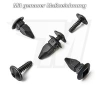 30x Carenatura Protezione Clip Dado Stella + Viti Torx VW Audi Seat Skoda