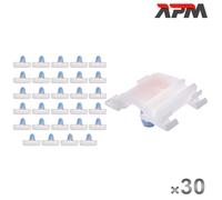 30x Clip di Fissaggio Modanature di Nylon per VW Passat 3B2 1.6 21478 3A0853575