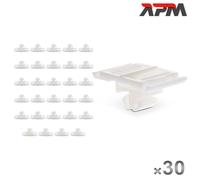 30X Clip Di Fissaggio Per Modanature Audi 100 4A2 A3 8L1 A4 8D2 A6 A8 4D2