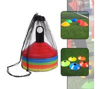 30x Coni da Calcio, Segnalini da Campo per Giochi all'Aperto, Ausili