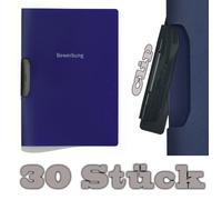 DURABLE Cartelline per CV Duraswing Job 228907 A4 30 fogli Clip ruotabile Blu 5x (2 pezzi)