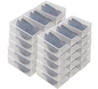 30x DynaSun PP368T Scatola Box Porta Scarpe Trasparente Uomo Donna Salvaspazio