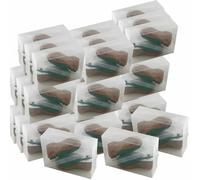 30x DynaSun PP368TG Scatola Box Porta Scarpe Trasparente Uomo Donna Salvaspazio