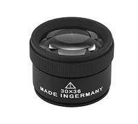 30x Lente d'ingrandimento per gioielli professionale, collezione di monete con ingrandimento ottico Oggetti minuscoli Loupe Gioielli Occhiali da ispezione per francobolli Strumento per gemme Antiquari