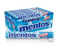 30x Mentos Chewy Mint Candy Roll Mint Confezione da 30 Rotoli 28,6g...
