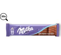 30x Milka Barretta di Cioccolato al Latte delle Alpi Confezione da 30x45gr