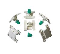 30x Modanatura Fissaggio Clip Con Beccuccio per VW Golf 3 III 1H0853585B