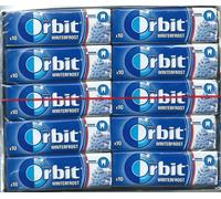 30x VERSIONE EUROPEA Wrigleys Orbit Winterfrost Chewing Gum Full 30 pack 300 pz